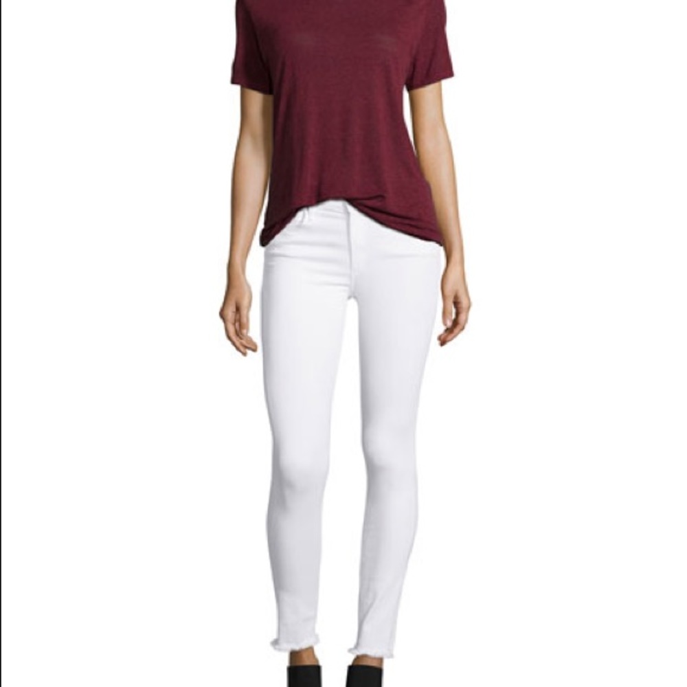 McGuire Denim Newton Skinny White Raw Hem 27